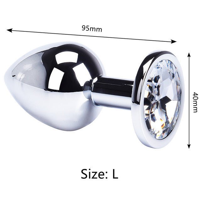 Anal Plug Sex Toys Mini Round Shaped Metal Stainless Smooth Steel Butt Small Tail Female/Male Dildo Intimate Goods