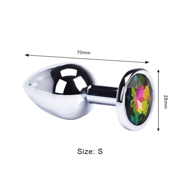 Anal Plug Sex Toys Mini Round Shaped Metal Stainless Smooth Steel Butt Small Tail Female/Male Dildo Intimate Goods