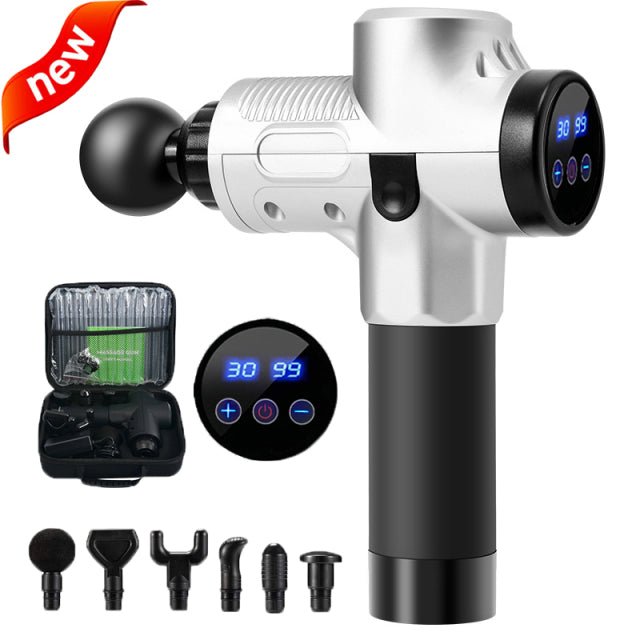 Massage Gun Deep Body Massager For Muscle Pain Relief Exercising Body and Relaxation Slimming Shaping Massager
