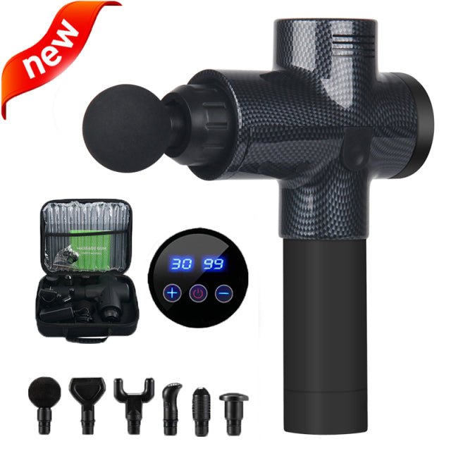 Massage Gun Deep Body Massager For Muscle Pain Relief Exercising Body and Relaxation Slimming Shaping Massager