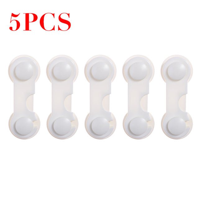 5/10pcs Child Safety Plastic Cabinet Lock Baby Protection From Children Safe Locks for Refrigerators Security Drawer Latches