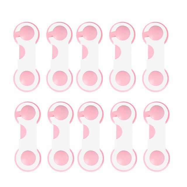 5/10pcs Child Safety Plastic Cabinet Lock Baby Protection From Children Safe Locks for Refrigerators Security Drawer Latches