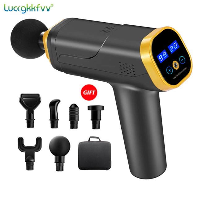 Massage Gun Deep Body Massager For Muscle Pain Relief Exercising Body and Relaxation Slimming Shaping Massager