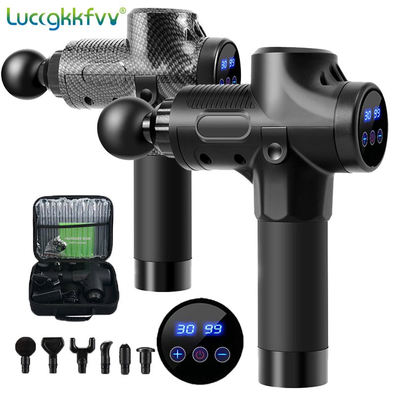 Massage Gun Deep Body Massager For Muscle Pain Relief Exercising Body and Relaxation Slimming Shaping Massager