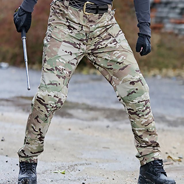 Military Tactical Pants Men Special Combat Trousers Multi-pocket Waterproof Wear-resistant Casual Training Overalls Men Pants