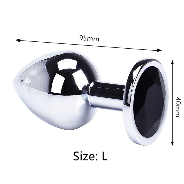 Anal Plug Sex Toys Mini Round Shaped  Metal Stainless Smooth Steel Butt Small Tail Female/Male Dildo Intimate Goods