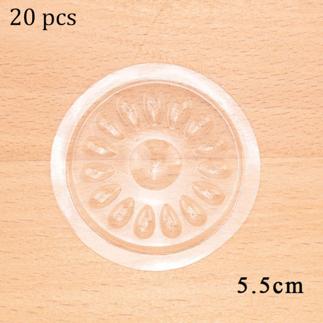 Wholesale Glue Gasket Eyelash glue holder Adhesive Pallet Eyelash Extension glue pads stand on eyelash plastic makeup tools