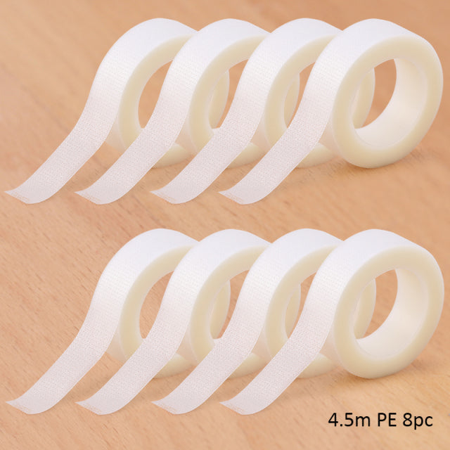 Wholesale breathable easy to tear Medical Tape/White Silk Paper Under Patches Eyelash Extension Supply Eyelash Extension Tape