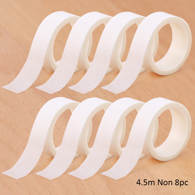 Wholesale breathable easy to tear Medical Tape/White Silk Paper Under Patches Eyelash Extension Supply Eyelash Extension Tape