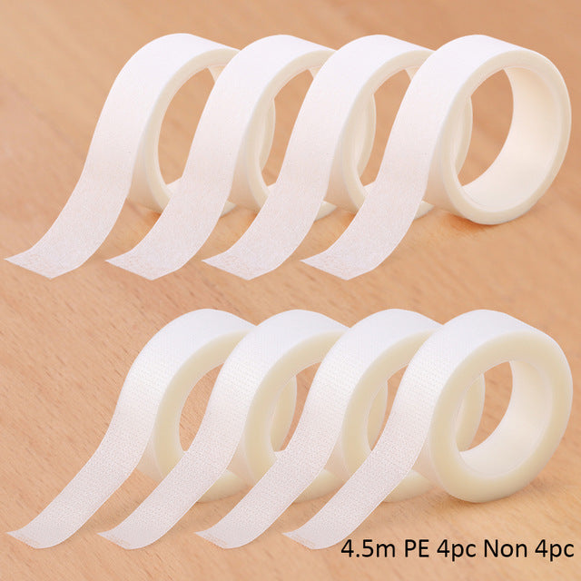 Wholesale breathable easy to tear Medical Tape/White Silk Paper Under Patches Eyelash Extension Supply Eyelash Extension Tape