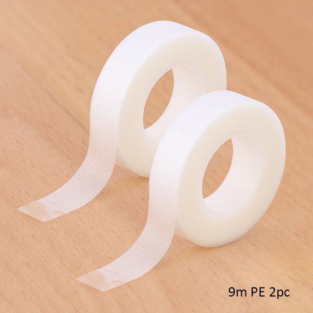 Wholesale breathable easy to tear Medical Tape/White Silk Paper Under Patches Eyelash Extension Supply Eyelash Extension Tape