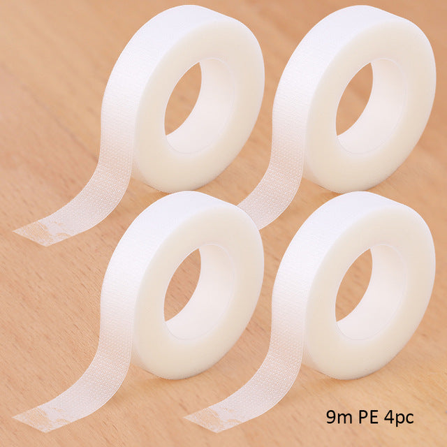 Wholesale breathable easy to tear Medical Tape/White Silk Paper Under Patches Eyelash Extension Supply Eyelash Extension Tape