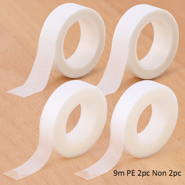 Wholesale breathable easy to tear Medical Tape/White Silk Paper Under Patches Eyelash Extension Supply Eyelash Extension Tape