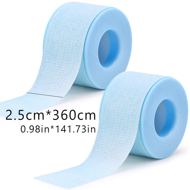 Wholesale breathable easy to tear Medical Tape/White Silk Paper Under Patches Eyelash Extension Supply Eyelash Extension Tape