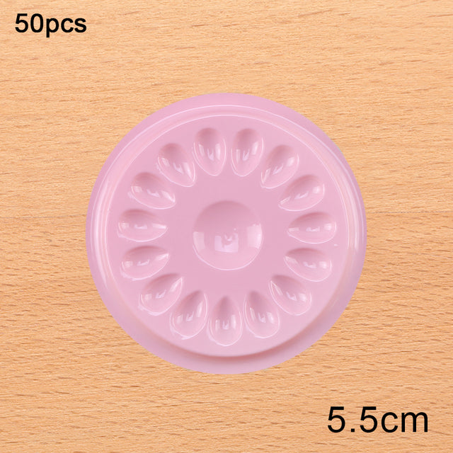 Wholesale Glue Gasket Eyelash glue holder Adhesive Pallet Eyelash Extension glue pads stand on eyelash plastic makeup tools