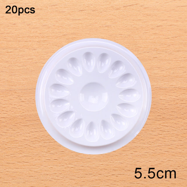 Wholesale Glue Gasket Eyelash glue holder Adhesive Pallet Eyelash Extension glue pads stand on eyelash plastic makeup tools