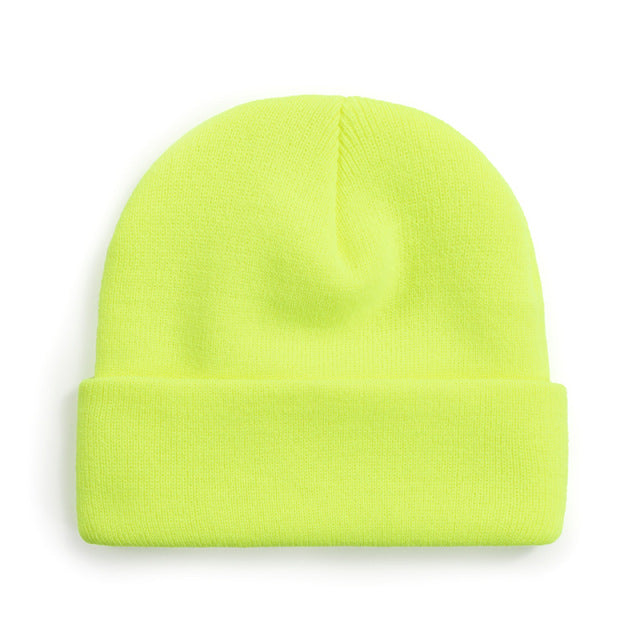 20 Colors New Korean Wool Acrylic Knitted Caps Women Men Skullcap Autumn Winter Elastic Skullies Beanies Cap Wholesale