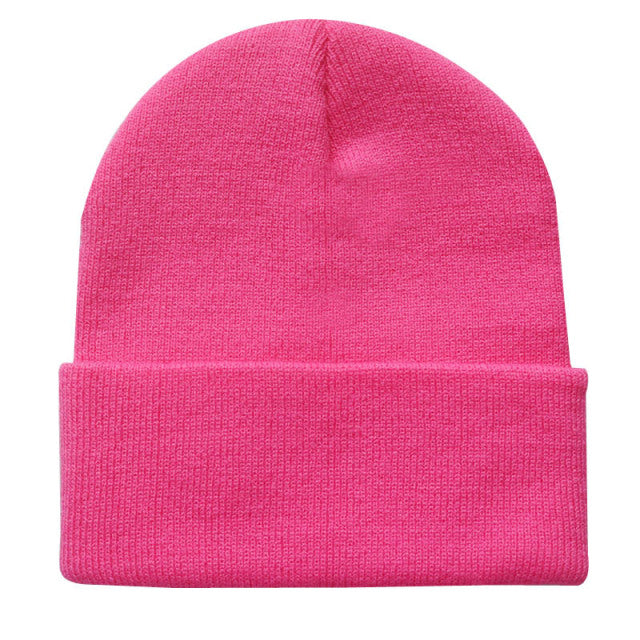 20 Colors New Korean Wool Acrylic Knitted Caps Women Men Skullcap Autumn Winter Elastic Skullies Beanies Cap Wholesale