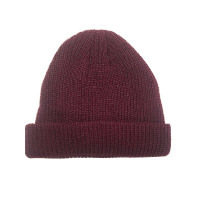 Fashion Hip Hop Beanie Knitted Hat Men Skullcap Women Winter Warm Brimless Baggy Melon Cap Cuff Docker Fisherman Beanies Hats