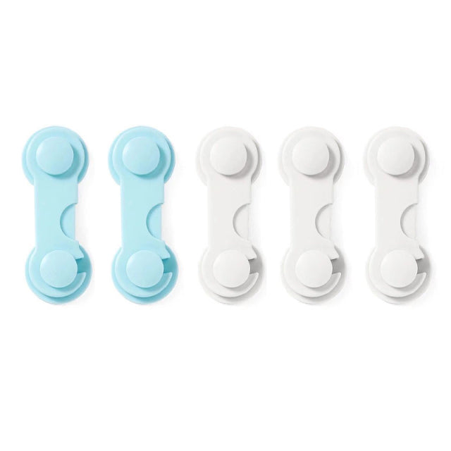 5/10pcs Child Safety Plastic Cabinet Lock Baby Protection From Children Safe Locks for Refrigerators Security Drawer Latches