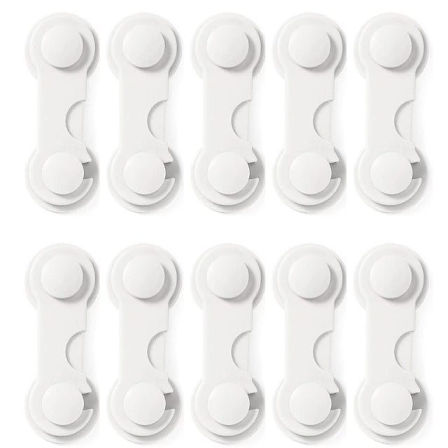 5/10pcs Child Safety Plastic Cabinet Lock Baby Protection From Children Safe Locks for Refrigerators Security Drawer Latches