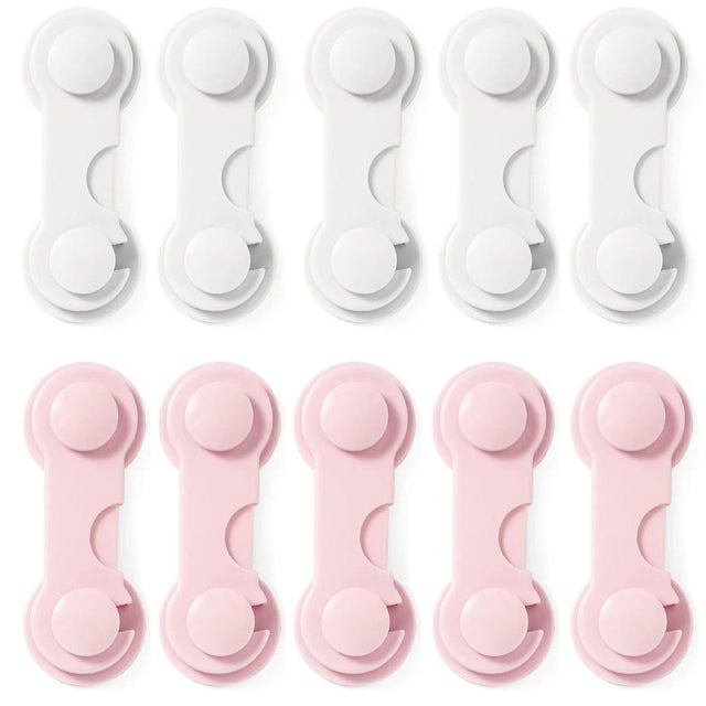 5/10pcs Child Safety Plastic Cabinet Lock Baby Protection From Children Safe Locks for Refrigerators Security Drawer Latches