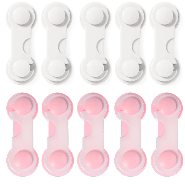 5/10pcs Child Safety Plastic Cabinet Lock Baby Protection From Children Safe Locks for Refrigerators Security Drawer Latches