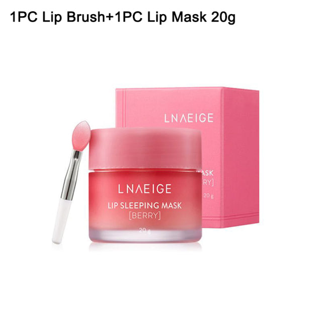 South Korea Lip Mask Lip Sleep Mask Night Sleeping Maintenance Moisturizing Lip Gloss Bleach Cream Lip Balm Strawberry 3g