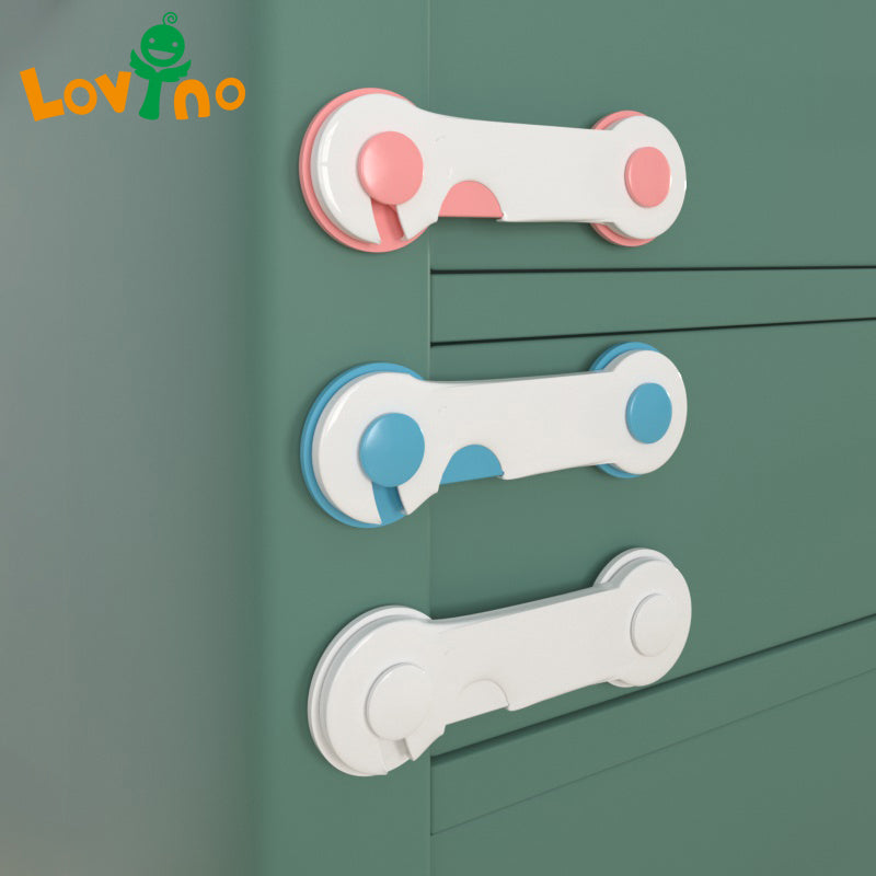 5/10pcs Child Safety Plastic Cabinet Lock Baby Protection From Children Safe Locks for Refrigerators Security Drawer Latches