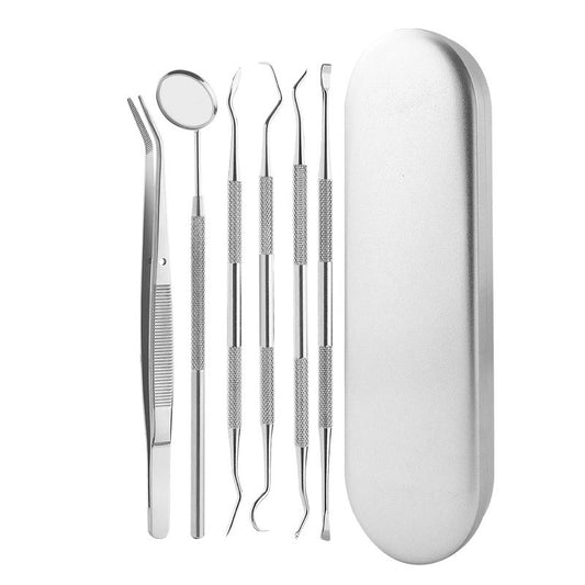 Dental Mirror Sickle Tartar Scaler Teeth Pick Spatula Dental Laboratory Equipment Dentist Gift Oral Care Tooth Cleaning Tools