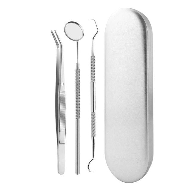 Dental Mirror Sickle Tartar Scaler Teeth Pick Spatula Dental Laboratory Equipment Dentist Gift Oral Care Tooth Cleaning Tools