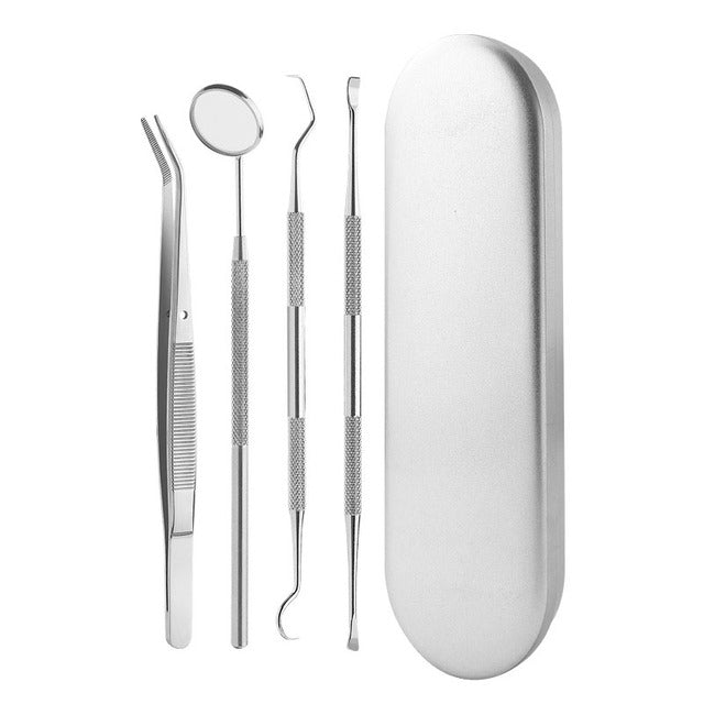 Dental Mirror Sickle Tartar Scaler Teeth Pick Spatula Dental Laboratory Equipment Dentist Gift Oral Care Tooth Cleaning Tools