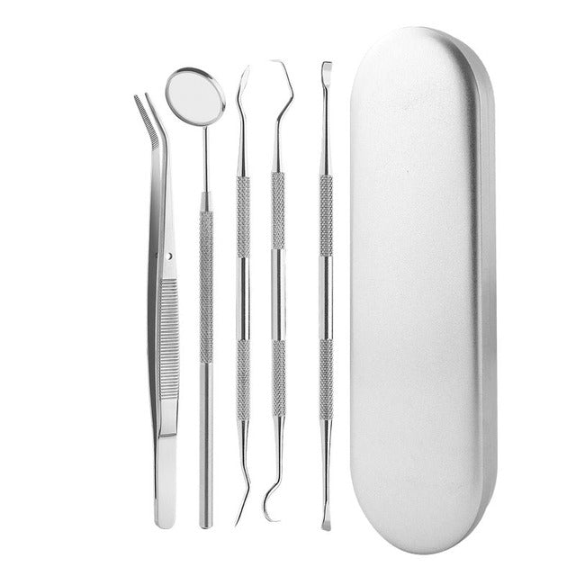 Dental Mirror Sickle Tartar Scaler Teeth Pick Spatula Dental Laboratory Equipment Dentist Gift Oral Care Tooth Cleaning Tools