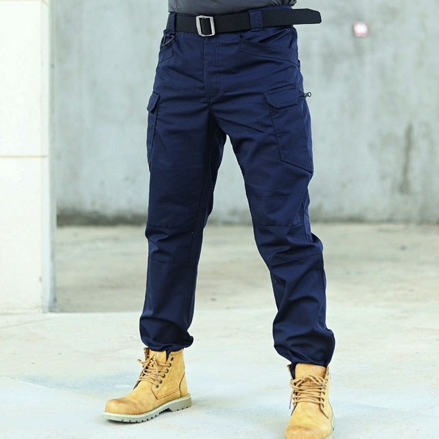 Military Tactical Pants Men Special Combat Trousers Multi-pocket Waterproof Wear-resistant Casual Training Overalls  Men Pants