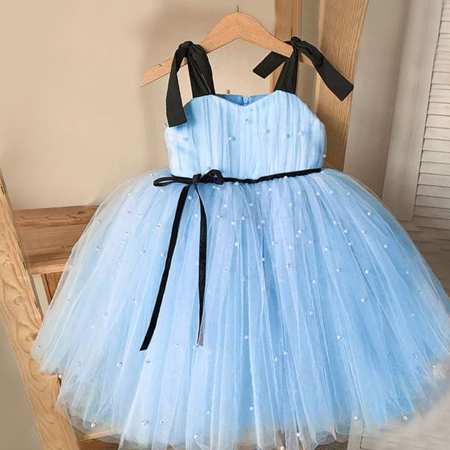 Baby Girl Tutu Party Gown Flower Girls Dresses for Wedding 1 2 3 4 5 Years Birthday Kids Clothes Princess Tulle Children Costume